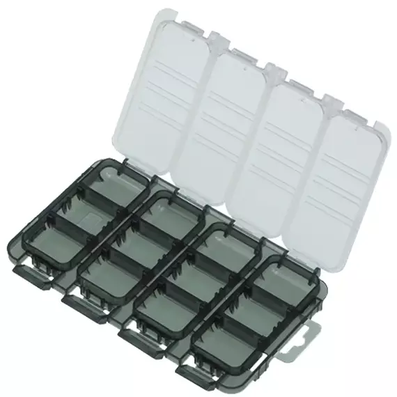 Коробка Meiho Quatro Case J 175x105x18mm, колір: чорний, фото , изображение 3